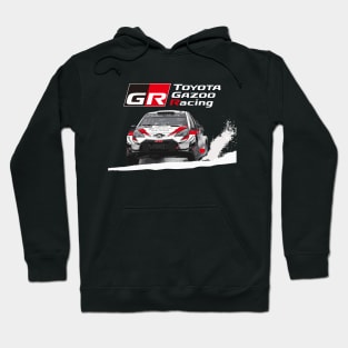 GR YARIS WRC ICE DRIFT Sebastien Ogier Hoodie